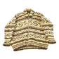 Vintage 1970s Cowichan Wool Full Zip Hand Knit Sweater Men's L