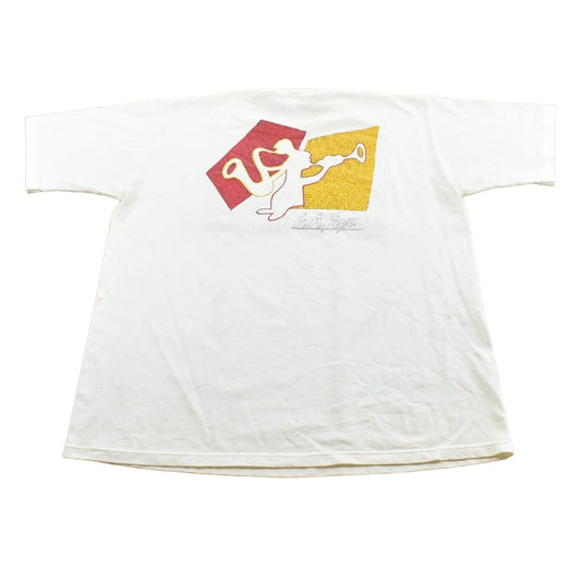 Vintage 1990s Los Angeles Saxophone Music T-Shirt Men's L