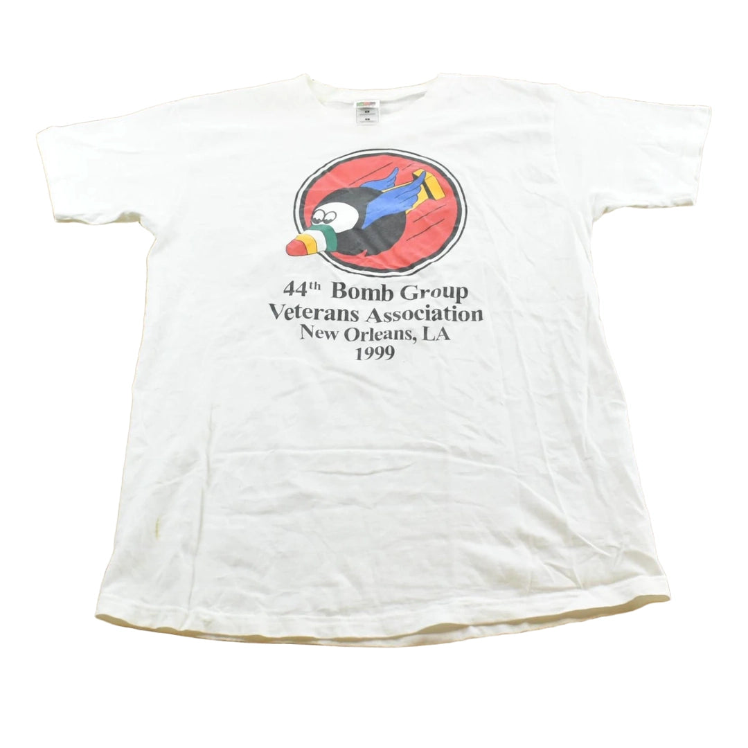 Vintage 1999 44th Bomb Group Veterans Association New Orleans Reunion T-Shirt Men's M