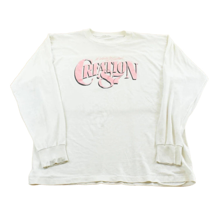Vintage 1987 Creation Jesus Bible Christian Long Sleeve T-Shirt Men's M
