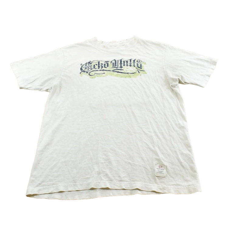 Vintage 1990s Ecko Unlimited Spellout Logo T Shirt Mens L