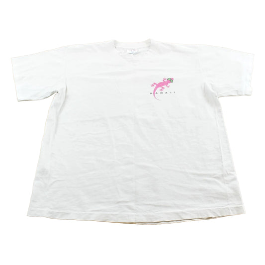 Vintage 1990s Souvenir Hawaii Gecko Decko Travel T-Shirt Men's L