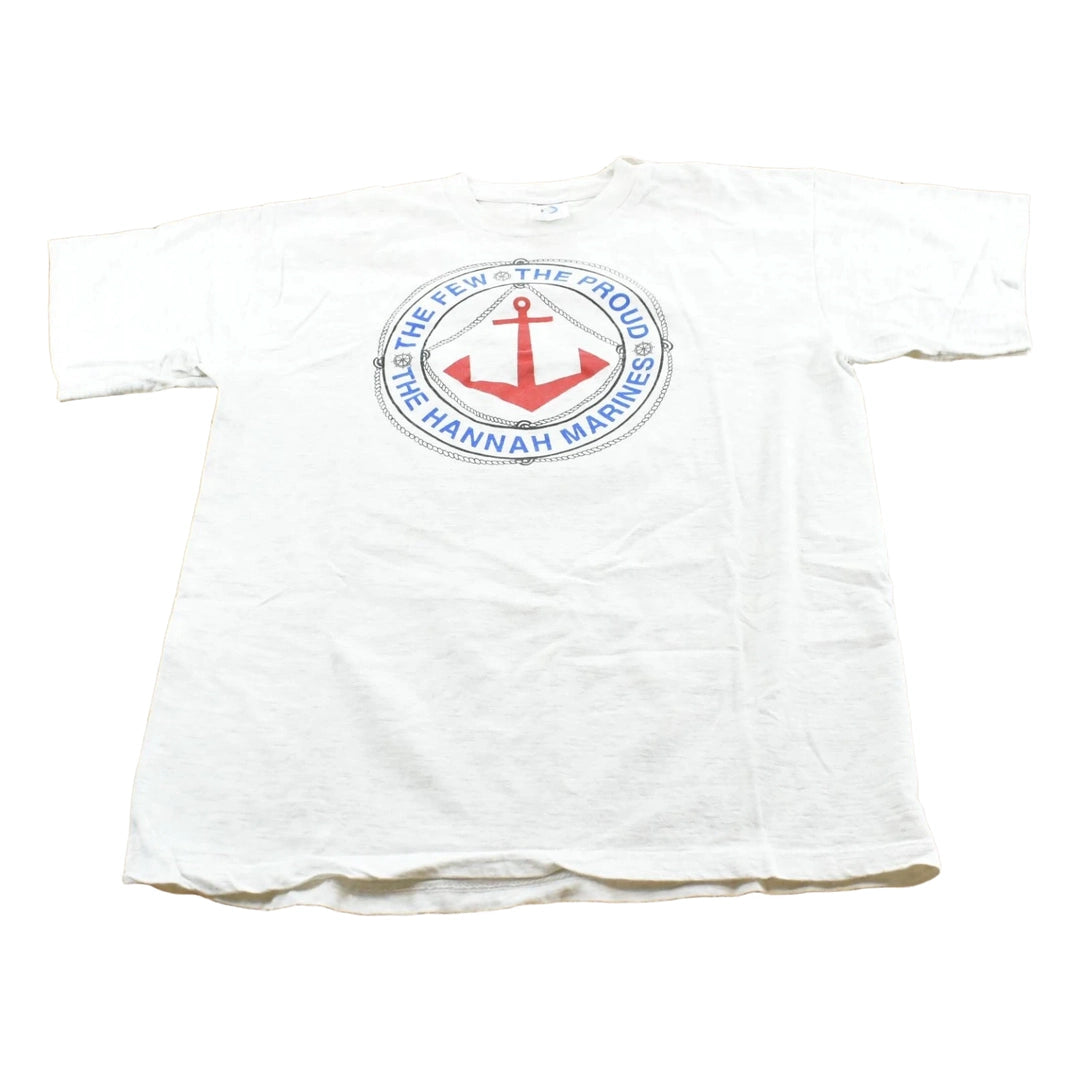 Vintage 1990s Hannah Marines Tugboat Promotional T Shirt Mens L