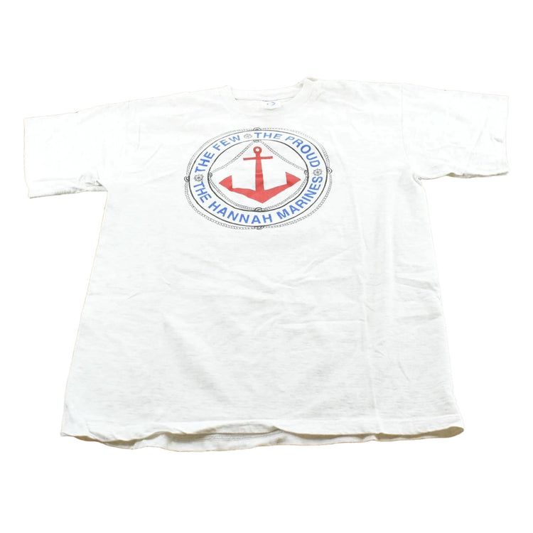 Vintage 1990s Hannah Marines Tugboat Promotional T Shirt Mens L