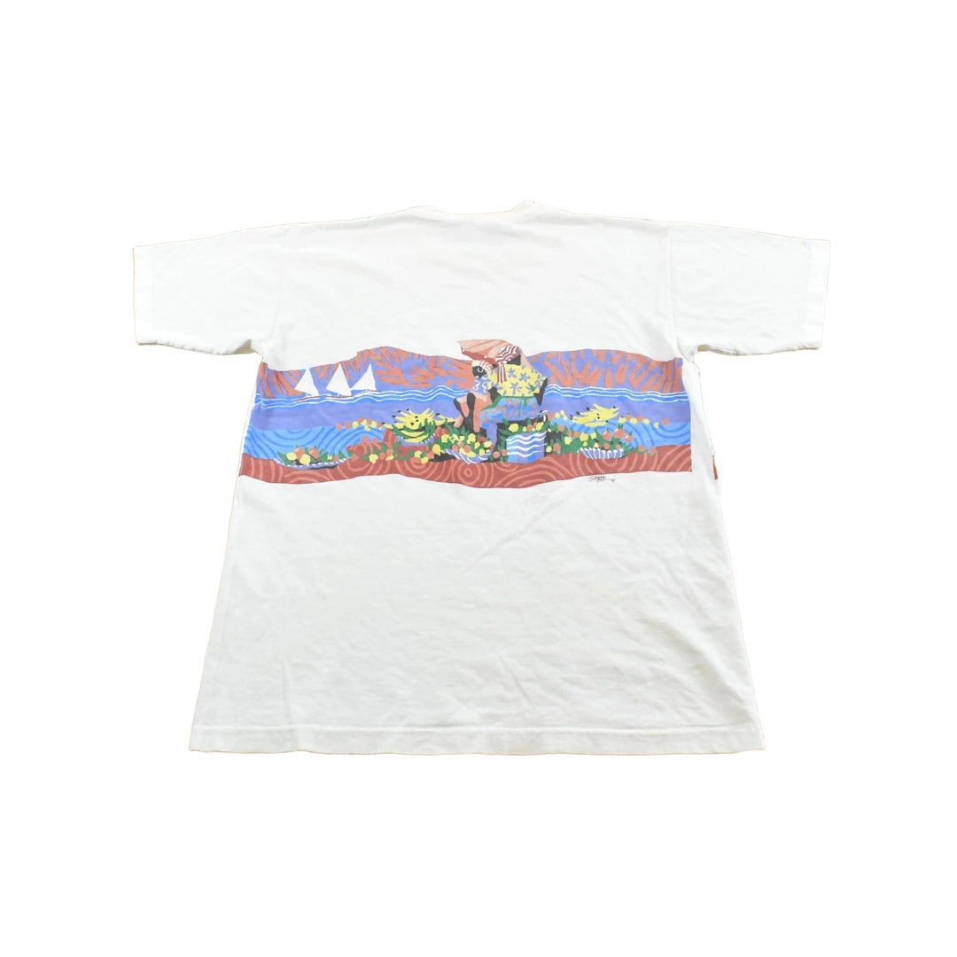 Vintage 1990s Saint Croix US Virgin Islands Souvenir Travel T-Shirt Mens M