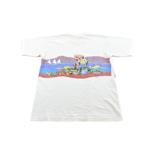 Vintage 1990s Saint Croix US Virgin Islands Souvenir Travel T-Shirt Mens M