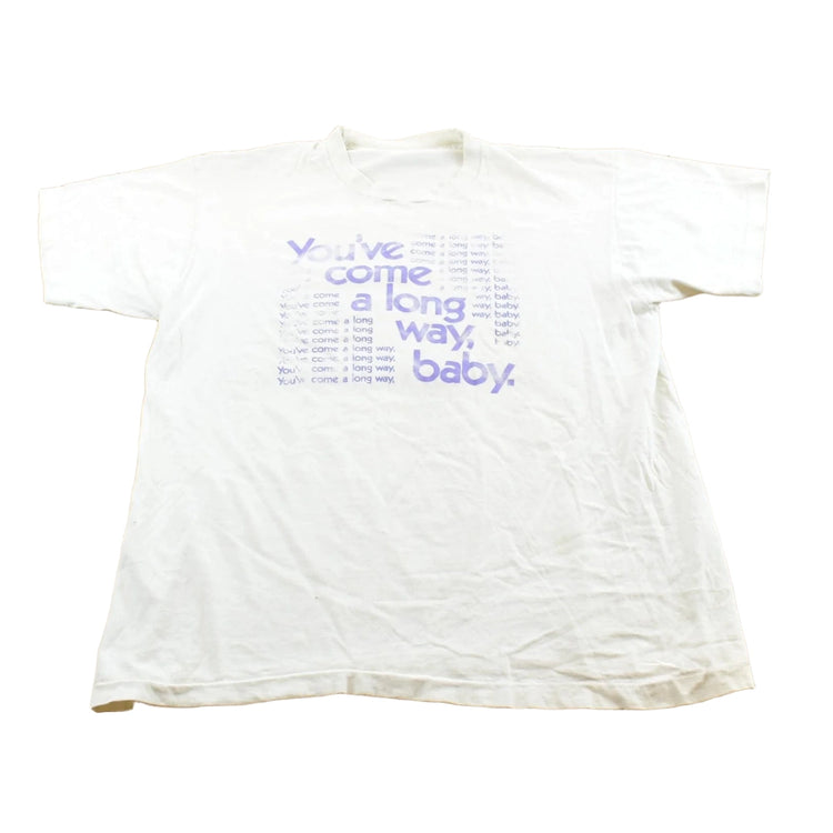 Vintage 1990s You've Come A Long Way Baby Promotional Slogan T-Shirt Men's XL