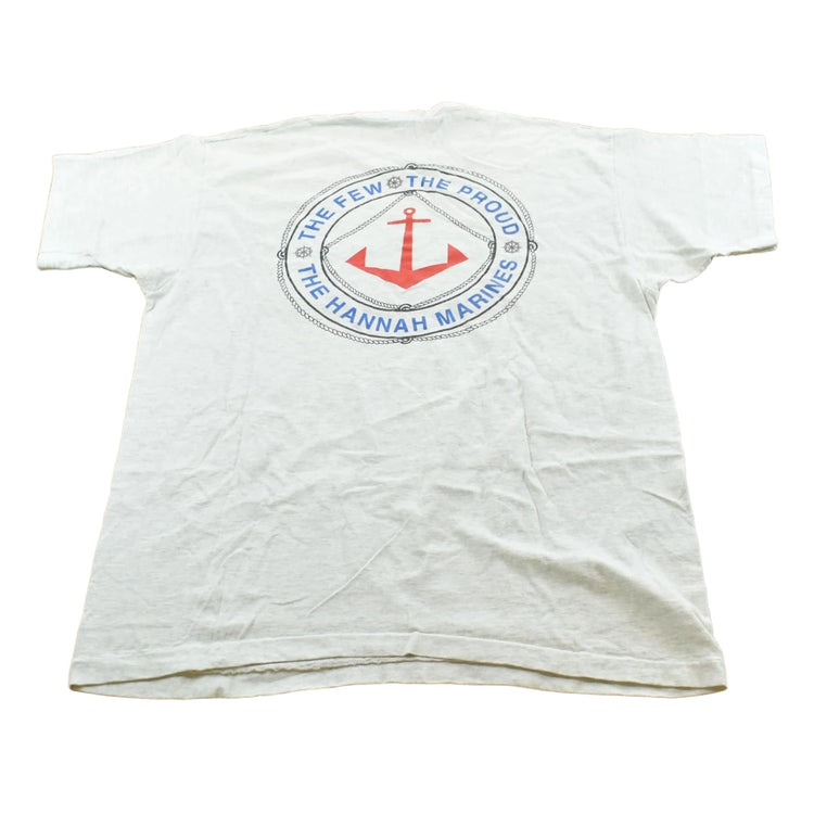Vintage 1990s Hannah Marines Tugboat Promotional T Shirt Mens L