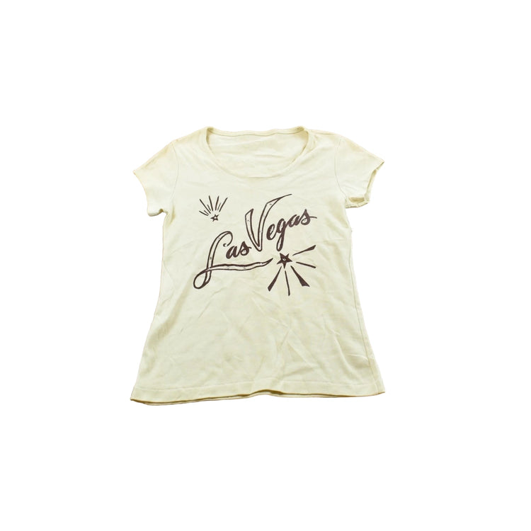 Vintage 1990s Las Vegas Souvenir Baby Tee T-Shirt Women's S