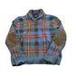 Vintage 2000s Polo By Ralph Lauren Shawl Wool Knit Plaid Sweater Men's S