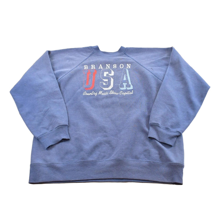 Vintage 1990s Branson Missouri Country Music Crewneck Sweatshirt Men's M