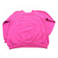 Vintage 1990s Sportswear Blank Pink Crewneck Raglan Sweatshirt Men's M