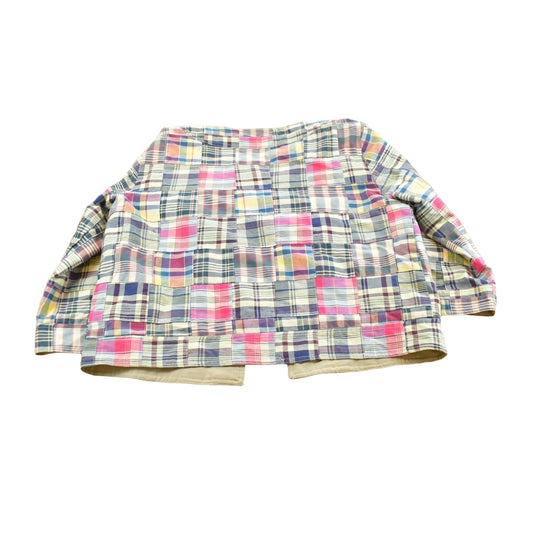 Vintage 1990s Keren Hart Patchwork Plaid Jacket Women's L