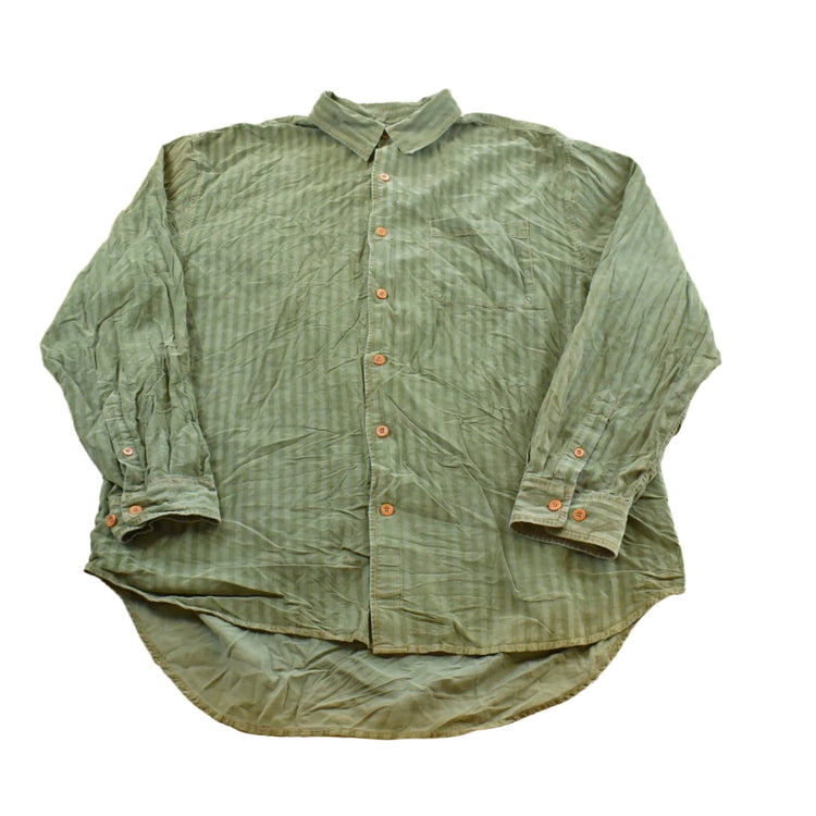 Vintage 1990s The Territory Ahead Striped Button Up Shirt Men's XL
