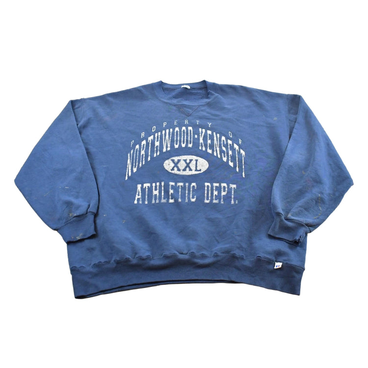 Vintage 1990s Russell Athletic Northwood-Kensett Athletic Department Crewneck Sweatshirt Men's XL
