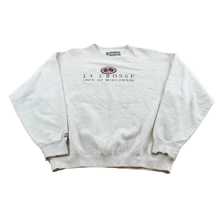 Vintage 1990s UW LA Crosse Jansport Crewneck Sweatshirt Men's L