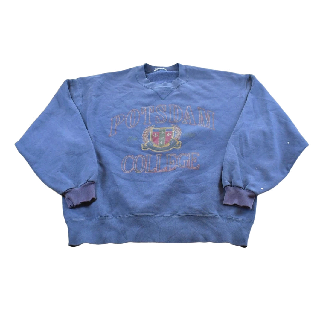 Vintage 1990s Potsdam College Collegiate Crewneck Men's M