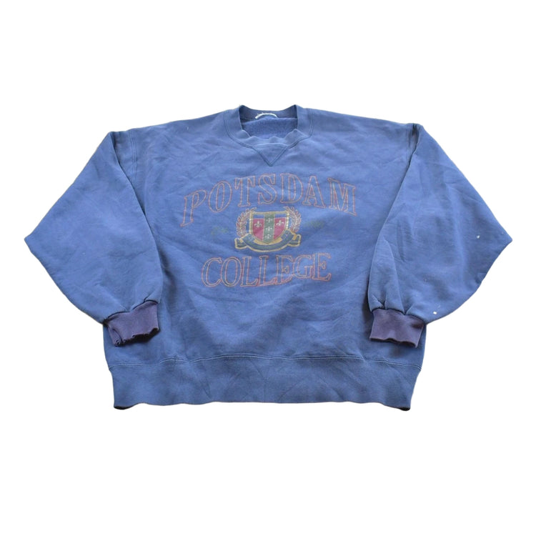 Vintage 1990s Potsdam College Collegiate Crewneck Men's M