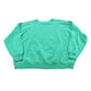 Vintage 1990s Green Blank Raglan Crewneck Sweatshirt Men's L