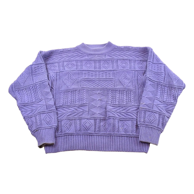 Vintage 1990s Banana Republic Cotton Textured Knit Sweater Men's S