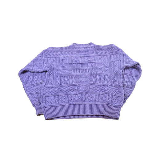 Vintage 1990s Banana Republic Cotton Textured Knit Sweater Men's S