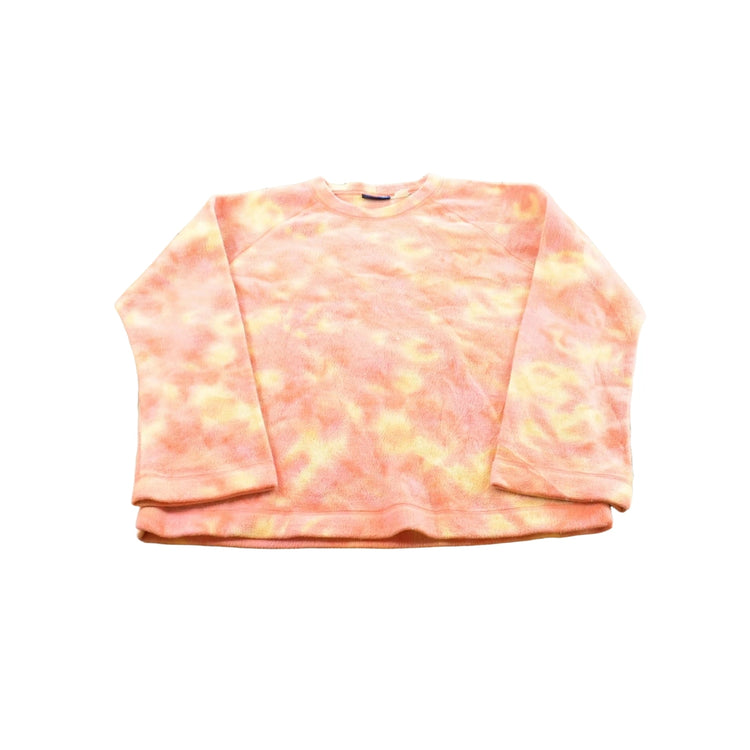 Vintage 1990s Catalina Tie Dye Fleece Pullover Crewneck Sweatshirt Men's L