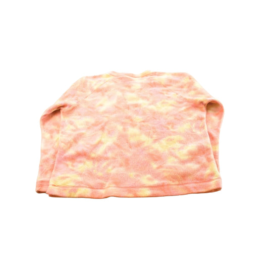 Vintage 1990s Catalina Tie Dye Fleece Pullover Crewneck Sweatshirt Men's L