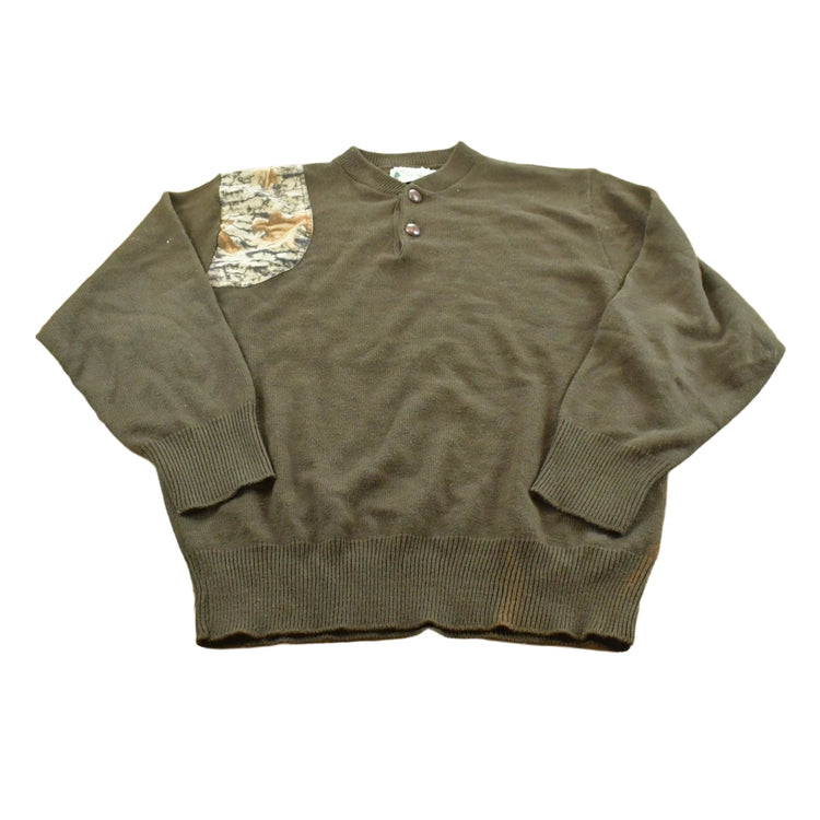 Vintage 1990s Northwest Territory Knit Hunting Sweater Men's XL