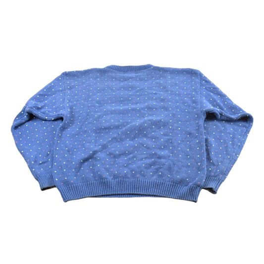 Vintage 1990s Woolrich Home Sweet Home Hand-framed Wool Knit Sweater Men's S