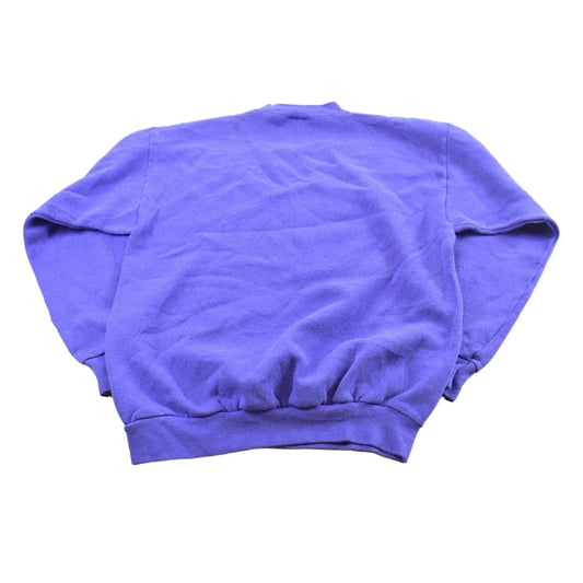 Vintage 1990s Logo Athletic Minnesota Vikings Embroidered NFL Crewneck Sweatshirt Men's S