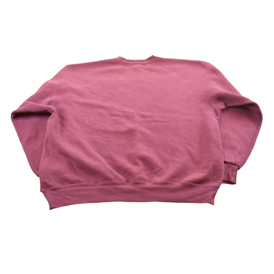 Vintage 1990s MJ Soffe Blank Red Crewneck Sweatshirt Men's