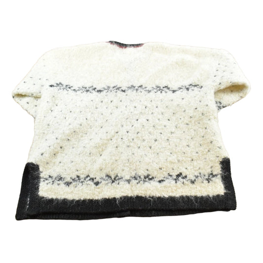 Vintage 1990s Hand Knit Jones New York Mohair Wool Blend Knit Cardigan Sweater Women's 2X