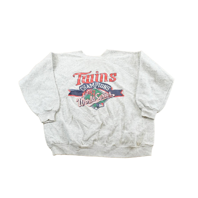 Vintage 1987 Minnesota Twins MLB Champion Crewneck Sweatshirt Men's M