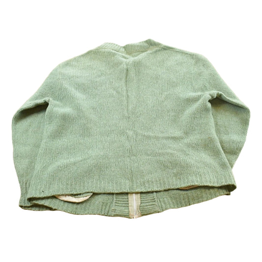 Vintage 1960s Pilgrim Sears Roebuck Wool Knit Zip Up Cardigan Sweater Womens Large