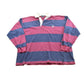 Vintage 1990s Nautica Striped Rugby Long Sleeve Polo Shirt Men's XL