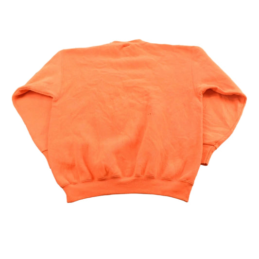 Vintage 1990s Tultex Superweight Blank Orange Crewneck Sweatshirt Men's M