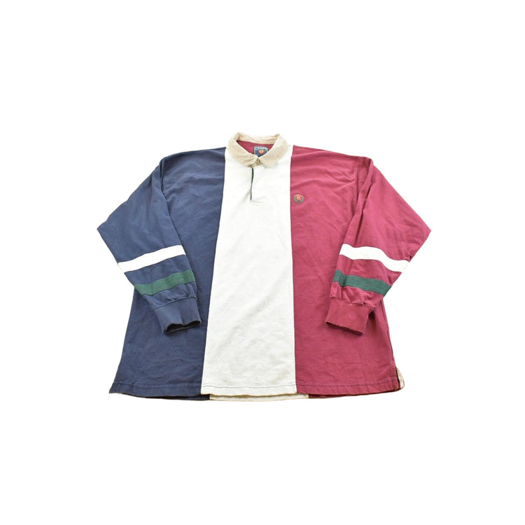 Vintage 1990s Chaps Ralph Lauren Long Sleeve Rugby Polo Shirt Men's Men's XL