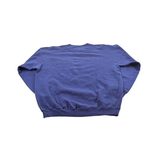 Vintage 1990s GAP Blank Blue Crewneck Sweatshirt Men's XL