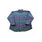 Vintage 1990s Santana Aztec Fleece Button Up Shirt Men's L