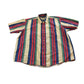Vintage 1990s Trader Bay Striped Button Up Short Sleeve Shirt Mens XL