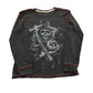 Vintage Y2K Sons of Anarchy Grim Reaper Thermal Knit Long Sleeve Shirt Men's Small