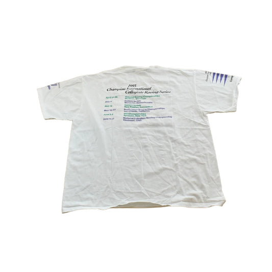 Vintage 1995 Collegiate Rowing T Shirt Men's L