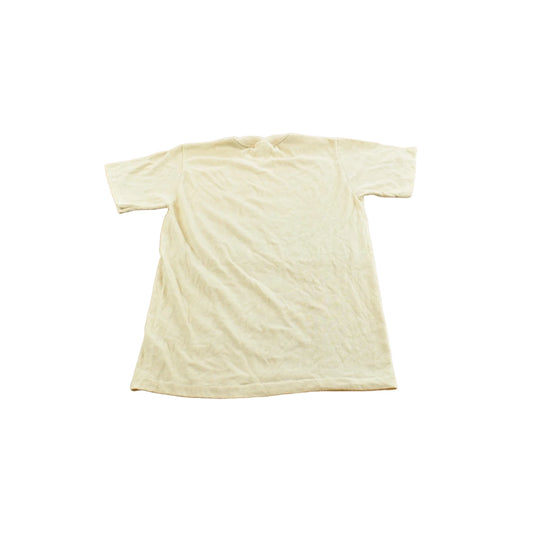 Vintage 1980s Stedman Blank Beige T-Shirt Men's XS