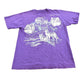 Vintage 1991 Rag Tops Black Hills Wolf Souvenir T-Shirt Men's S