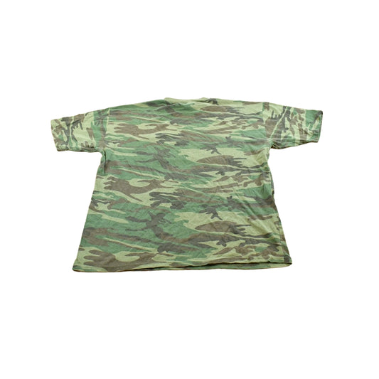 Vintage 1990s Woodland Camo Pocket T-Shirt Men's XL