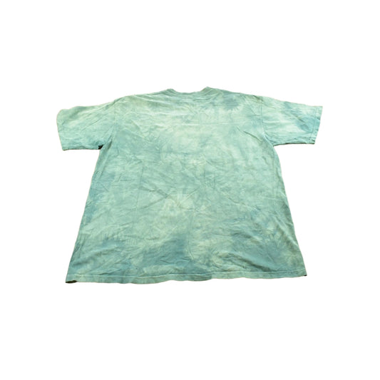 Vintage 2000s The Mountain Hummingbird Garden Tie Dye T-Shirt Men's XL