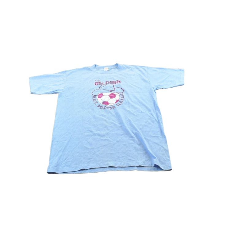 Vintage 1980s Mr Pibb Soccer Classic Cowboy Promotional T-Shirt Men's L