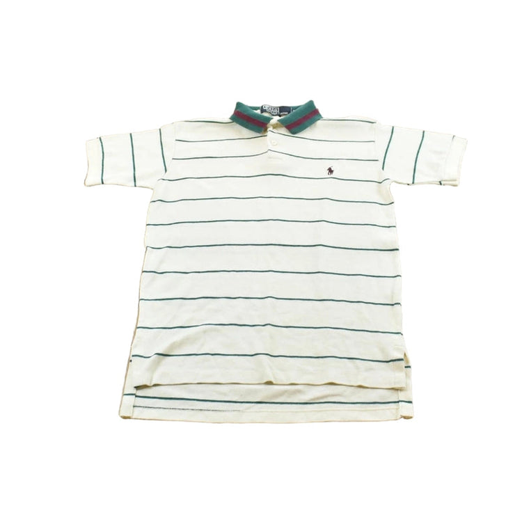 Vintage 1990s Polo Ralph Lauren Small Pony Collared Striped Golf Shirt Men's S