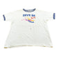 Vintage 1980s Norwegian Cruise Line Scuba Souvenir Ringer T-Shirt Men's L