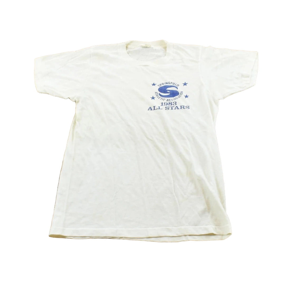 Vintage 1983 Springfield Athletic Association All Stars T-Shirt Men's XS